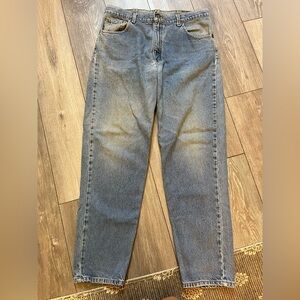 Vintage Carhartt Blue Denim Jeans Size 36 x 32